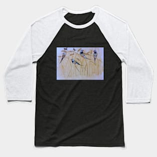 Australian Long-Tailed Finches Baseball T-Shirt